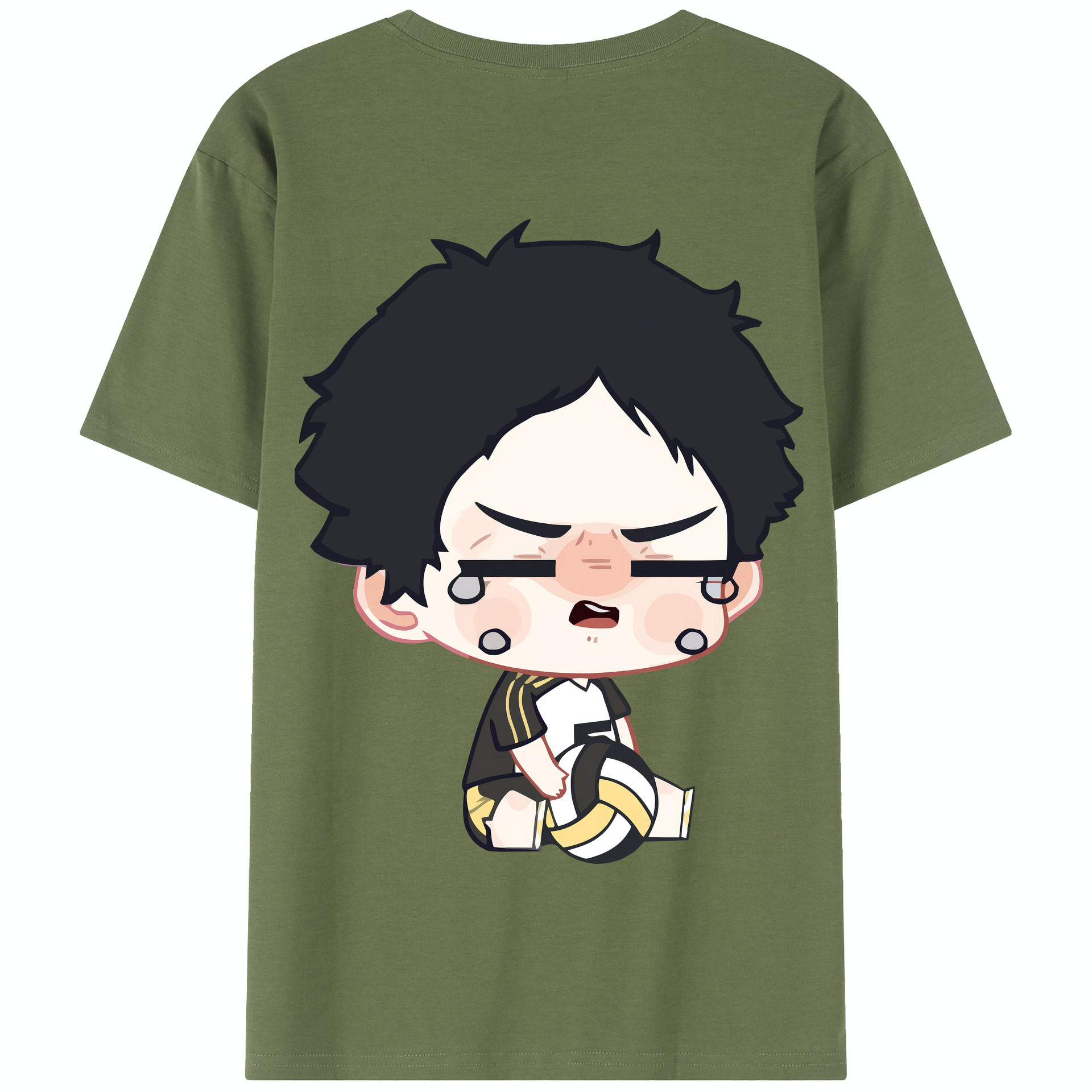 （画像用） ハイキュー!! Haikyu!! 綿100％半袖Tシャツ（背面プリント）